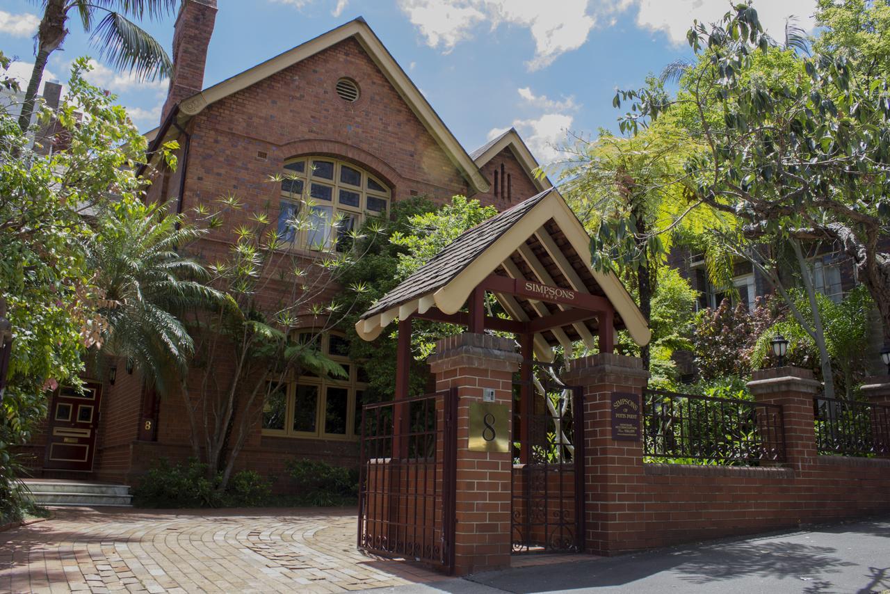 Simpsons Of Potts Point Hotell Sydney Eksteriør bilde
